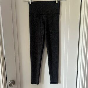 Aerie Black Leopard Print Leggings